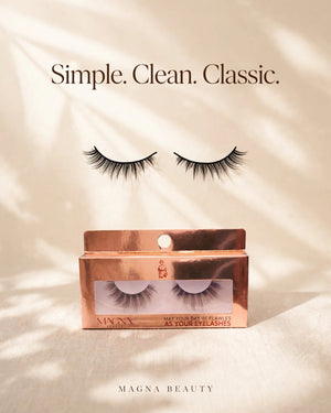 Magna Beauty Simple lashes and box: Simple. Clean. Classic.
