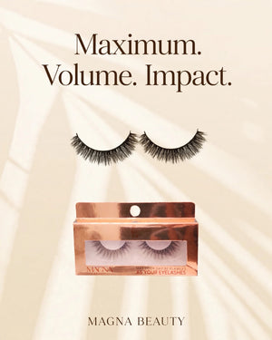 Magna Beauty Extra 4 lashes and box: Maximum. Volume. Impact.