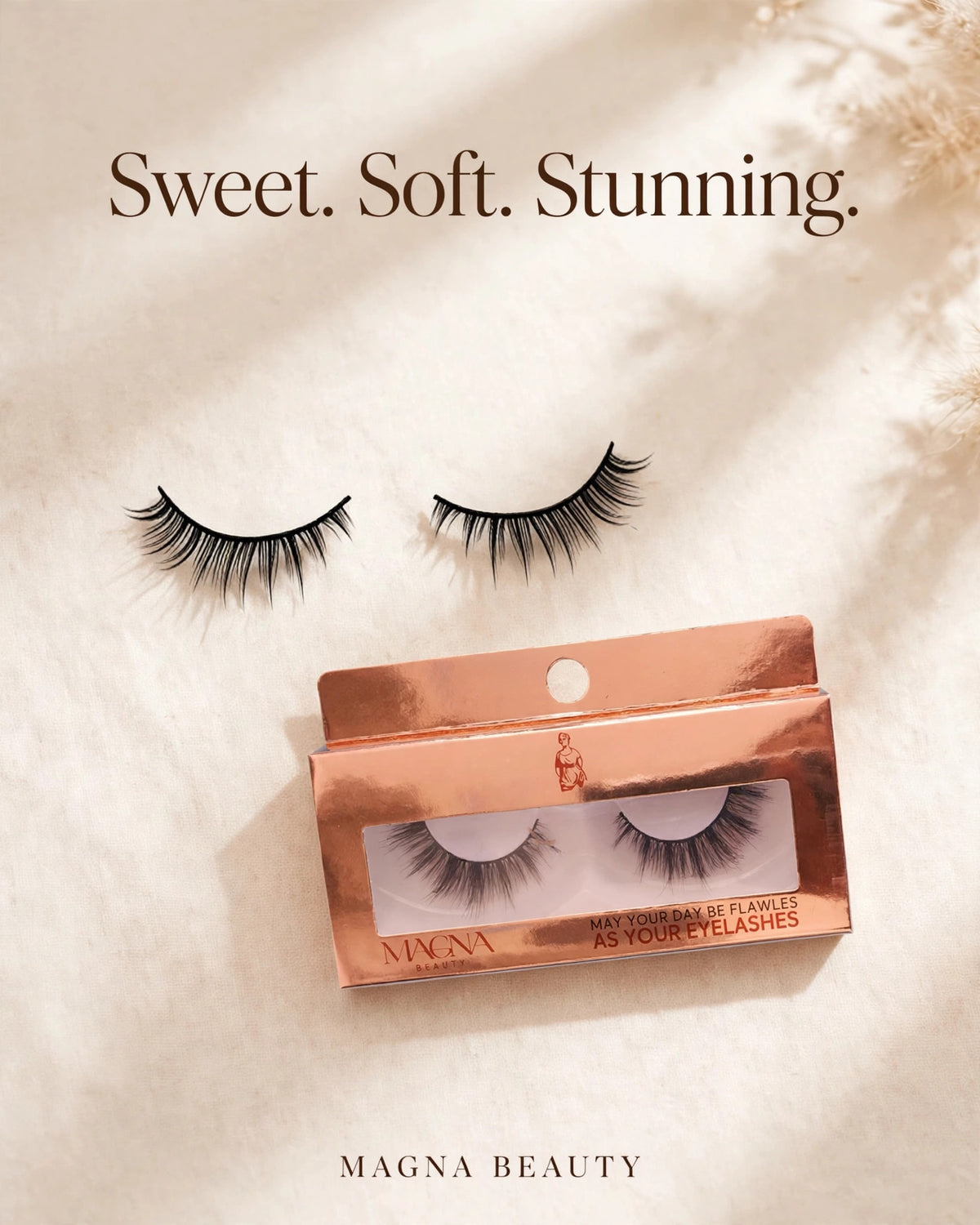 Magna Beauty Soft 3 lashes and box: Sweet. Soft. Stunning.