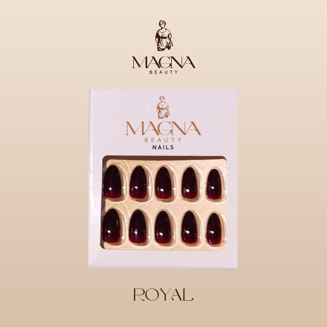 Magna Beauty Premium Press-On Nails – Royal