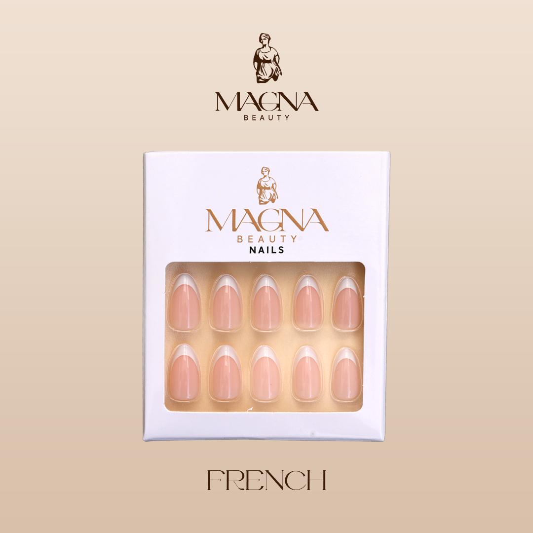 Magna Beauty Premium Press-On Nails – French