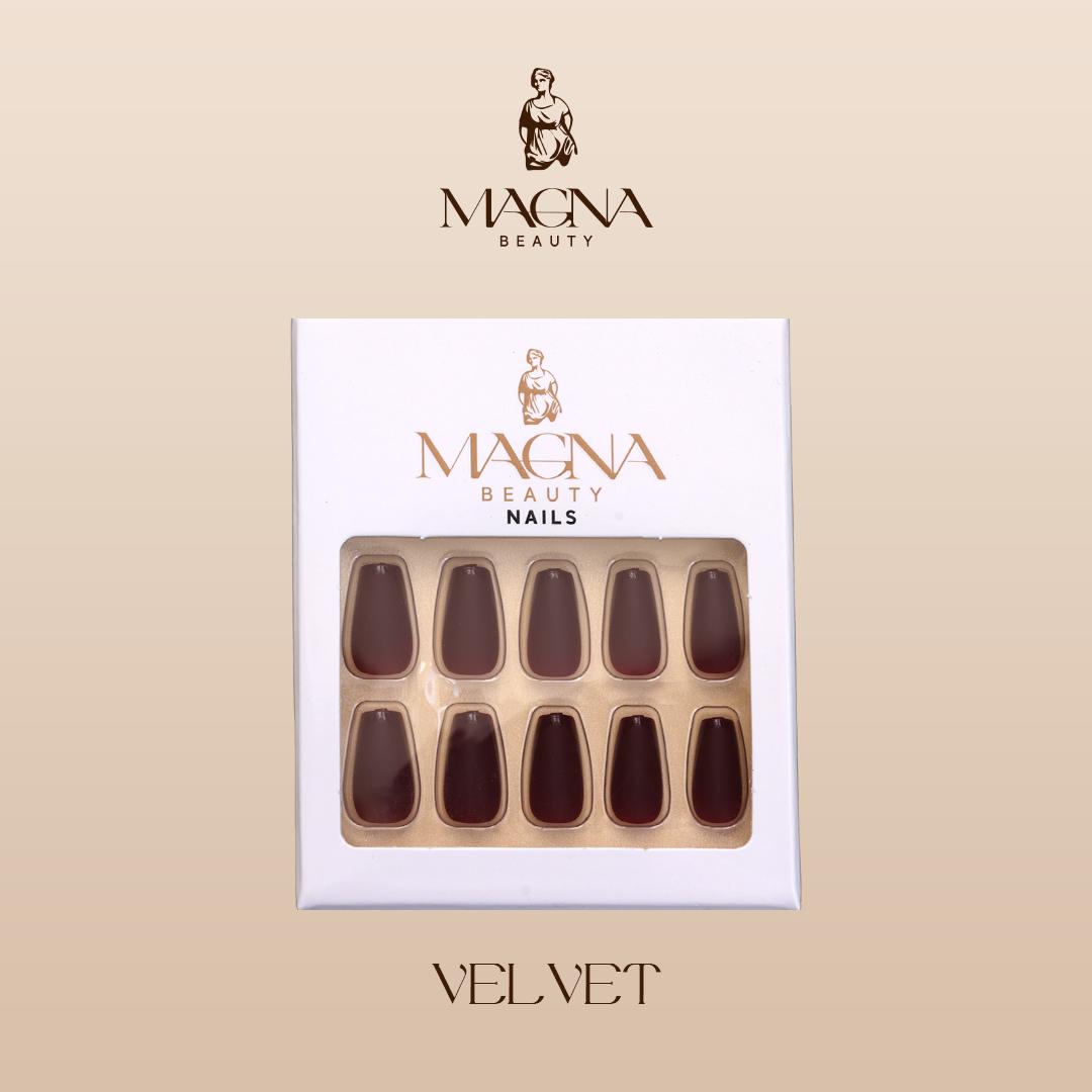 Magna Beauty Premium Press-On Nails – Velvet