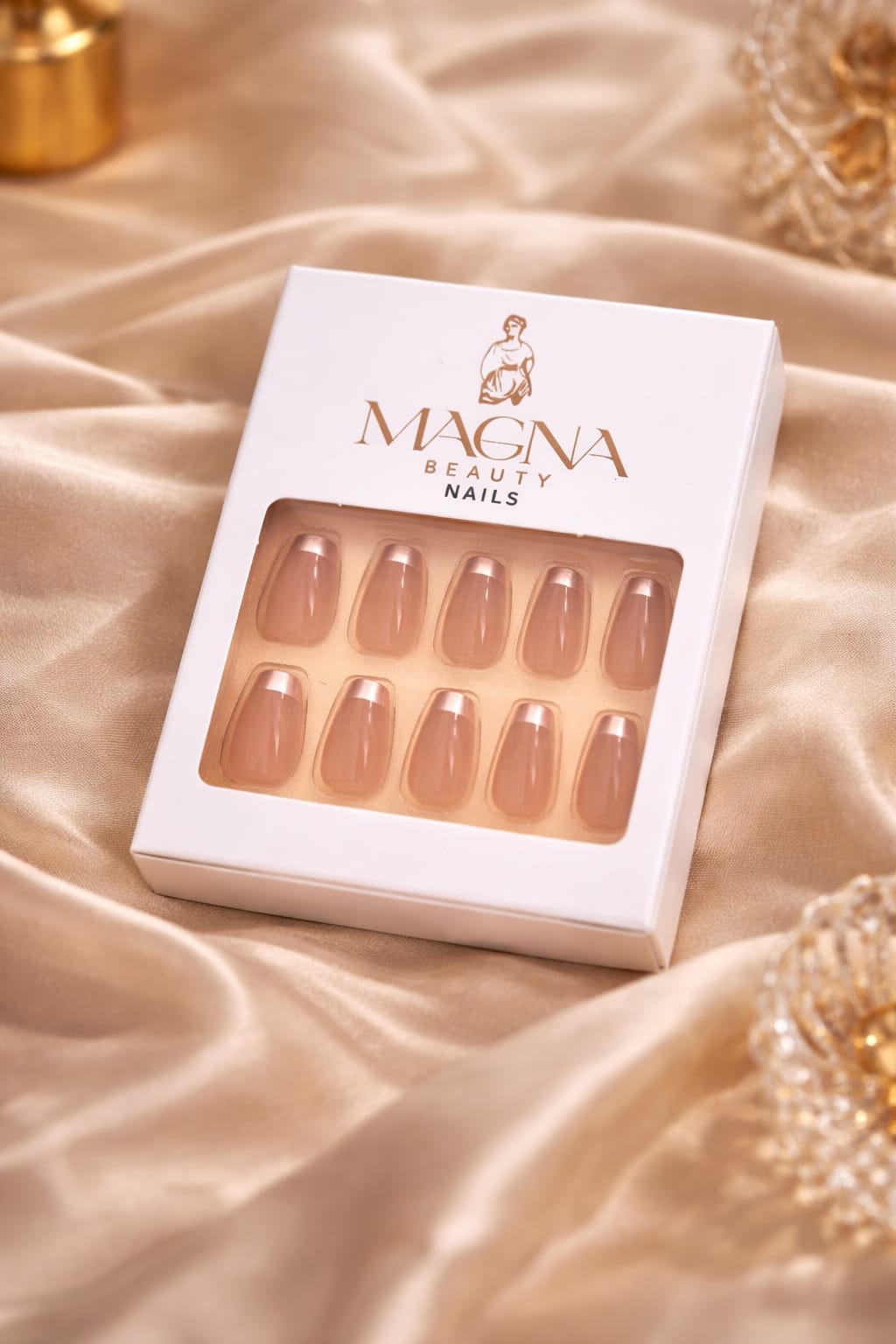 Magna Beauty Premium Press-On Nails – French
