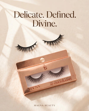 Magna Beauty Soft 4 lashes and box: Delicate. Defined. Divine.
